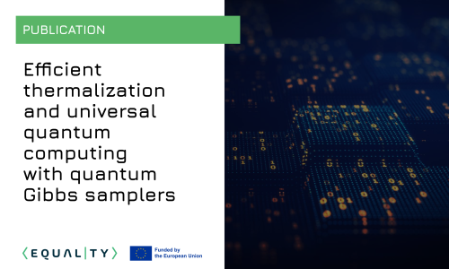 Publication: Efficient thermalization and universal quantum computing with quantum Gibbs samplers