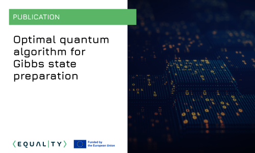 Publication: Optimal quantum algorithm for Gibbs state preparation
