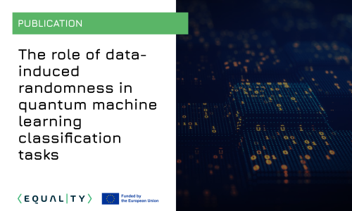 Publication: The role of data-induced randomness in quantum machine learning classification tasks
